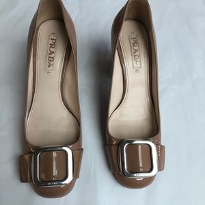 Prada size 9 patent leather